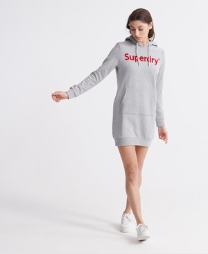 Superdry Core Graphic Sweat Női Ruhák Szürke | YANTV1530